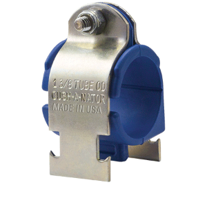 ZSI-FOSTER HT46P Cushioned Clamp, 2-1/2 Inch Pipe Size, Steel, Blue | CF3WZG