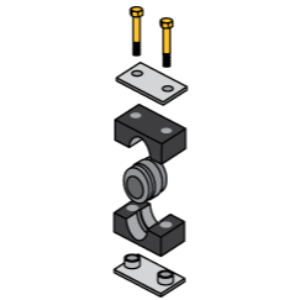 ZSI-FOSTER S4012RIS Rubber Insert, 3/4 Inch Tube Size | CF3YBN