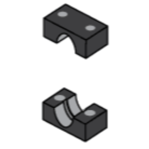 ZSI-FOSTER S4C Rubber Insert, Clamp Body, Steel | CF3YDB