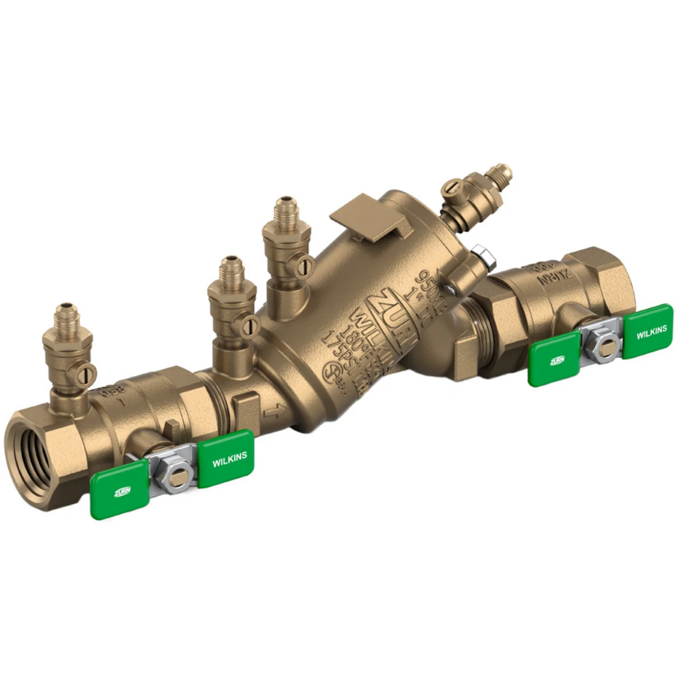 ZURN 1-950XL3 WILKINS Backflow Preventer, 950XL3, Low Lead Cast Bronze, 1 Inch Size, FNPT | CV4JRE 801H85