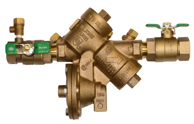 ZURN 1-975XL2TCU Reduced Pressure Principle Backflow Preventer With Test Cock Oriented, 1 Inch Size | CV8MWT
