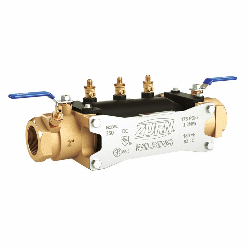 ZURN 112-350 Backflow Preventer, Bronze, MNPT Connection | CF2PWF 454N88
