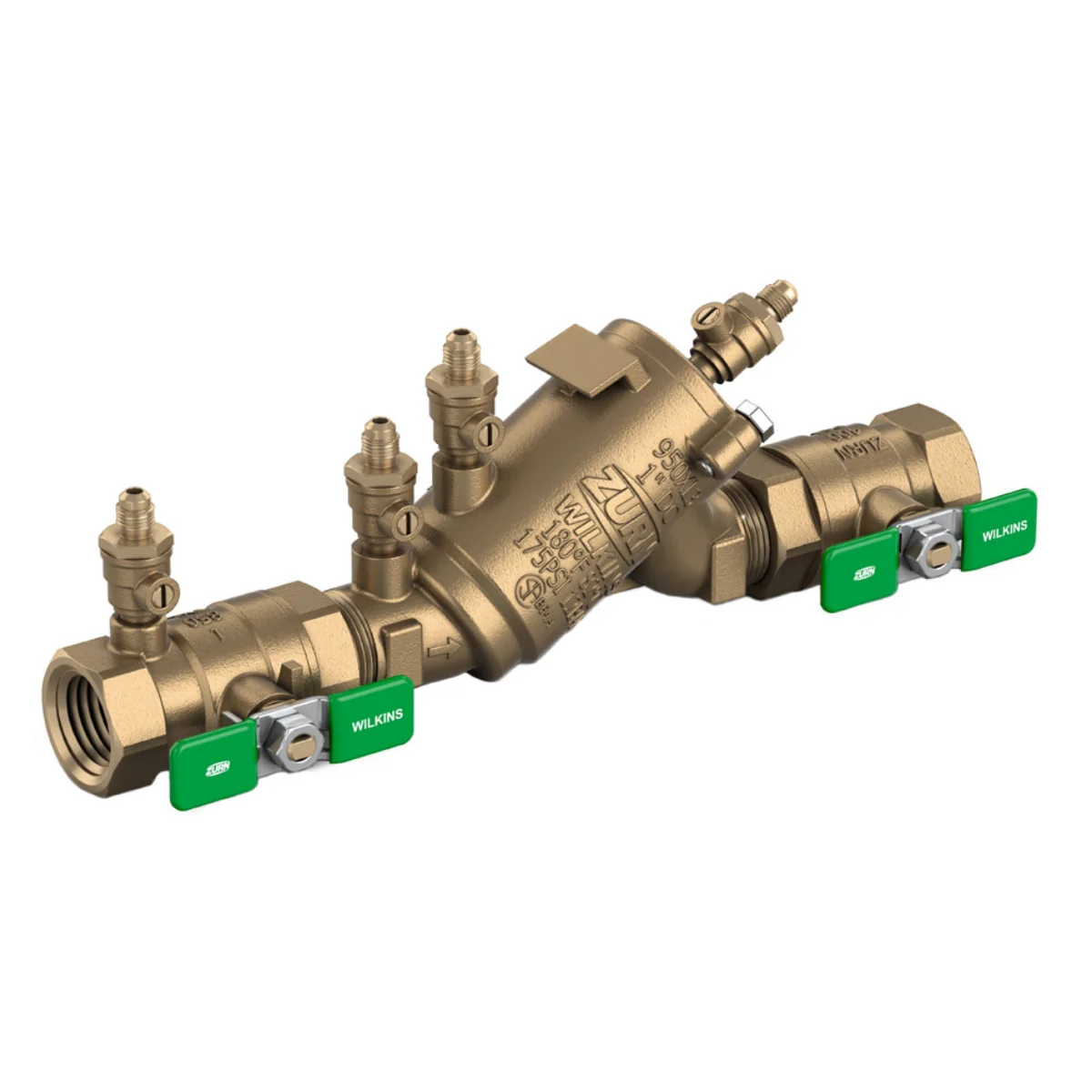 ZURN 112-950XL3 WILKINS Backflow Preventer, 950XL3, Low Lead Cast Bronze, 1 1/2 Inch Size, FNPT | CV4JRC 801H80