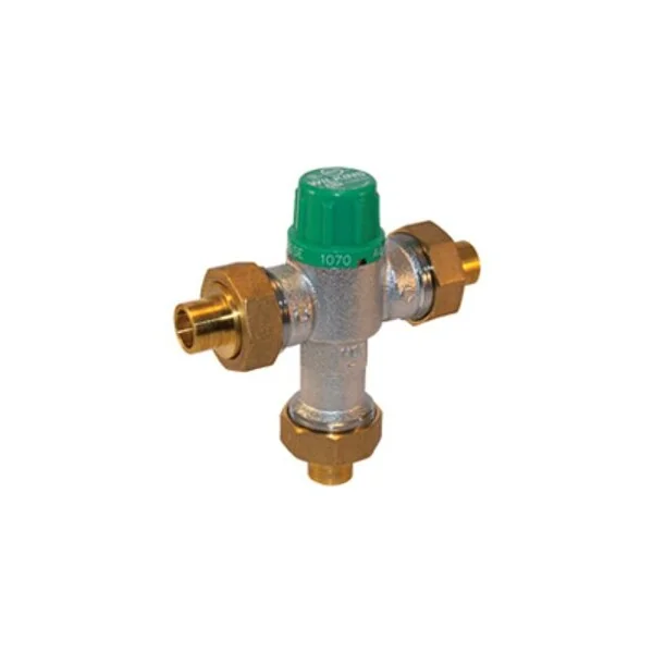 ZURN 12-ZW1070XLPF WILKINS Thermostatic Mixing Valve, Aqua-Gard ZW1070XL, Lead Free Bronze | CV4JWR 801HC4
