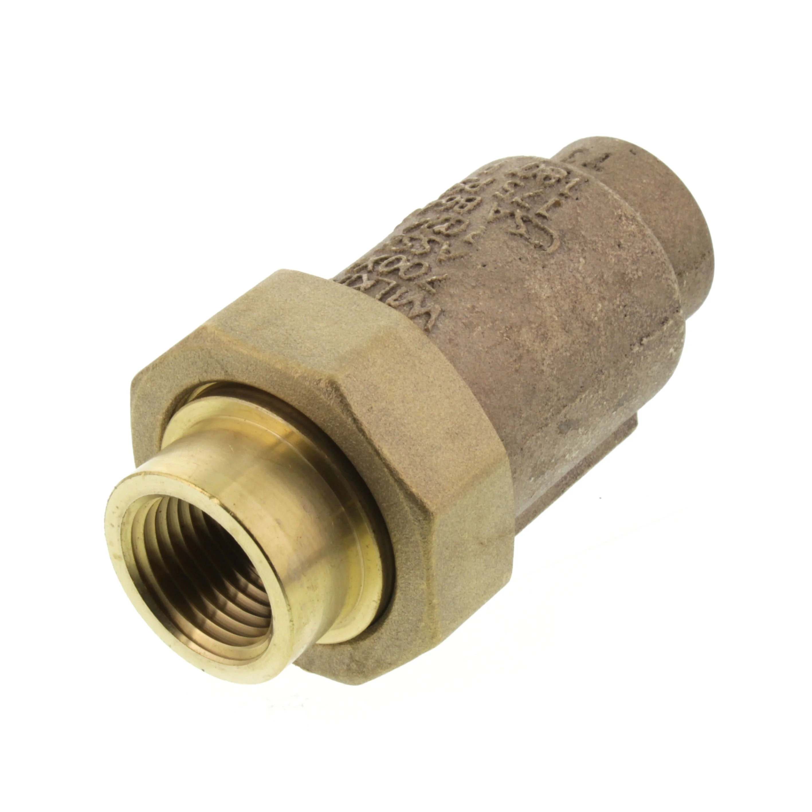 ZURN 12UFX12F-700XL Dual Check Valve With 1/2 Inch Female Union Inlet x 1/2 Inch Female Outlet | CV8MVC