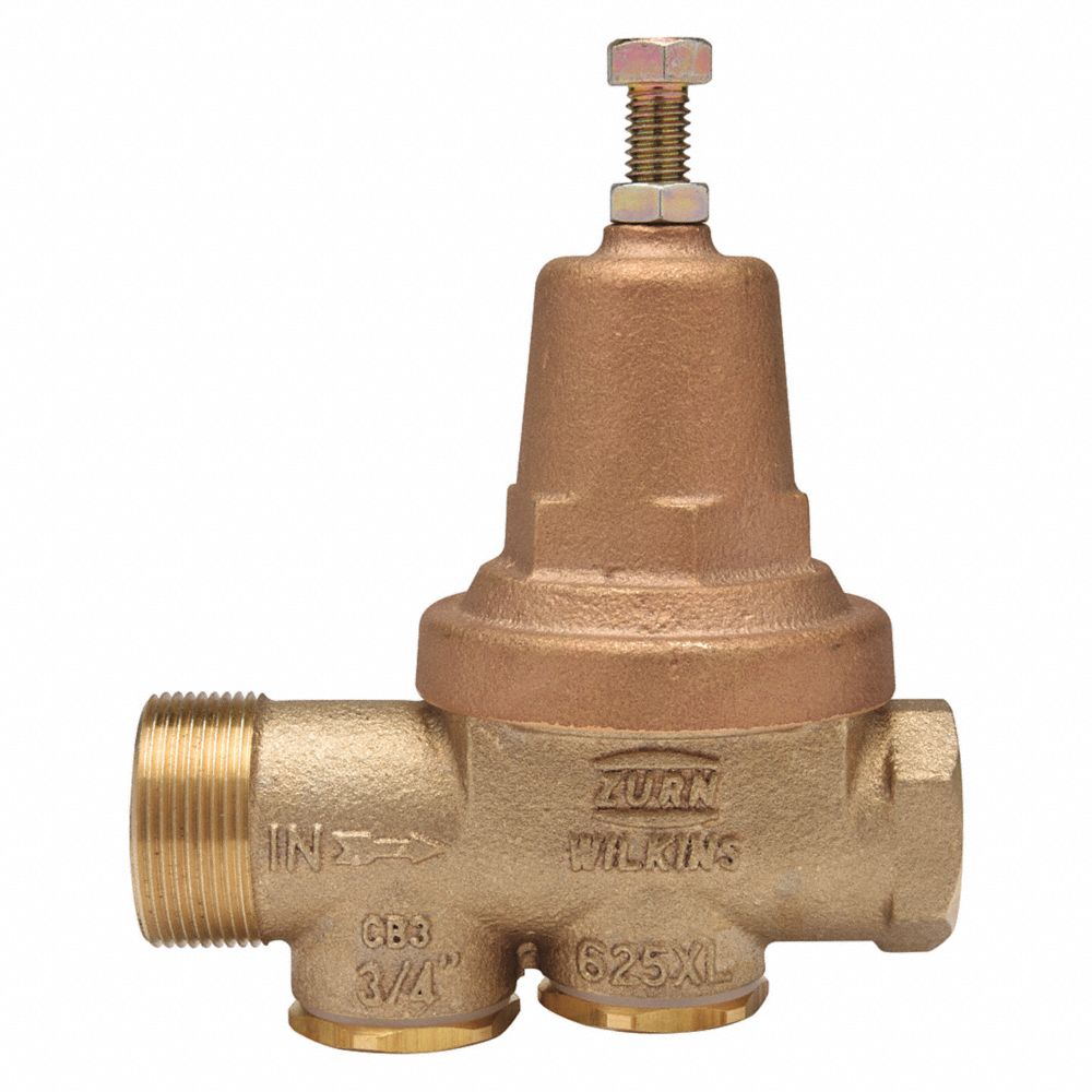 ZURN 1-625XLSULU Water Pressure Reducing Valve, Standard Valve Type, Lead Free Bronze | CE9BVL 54EF52