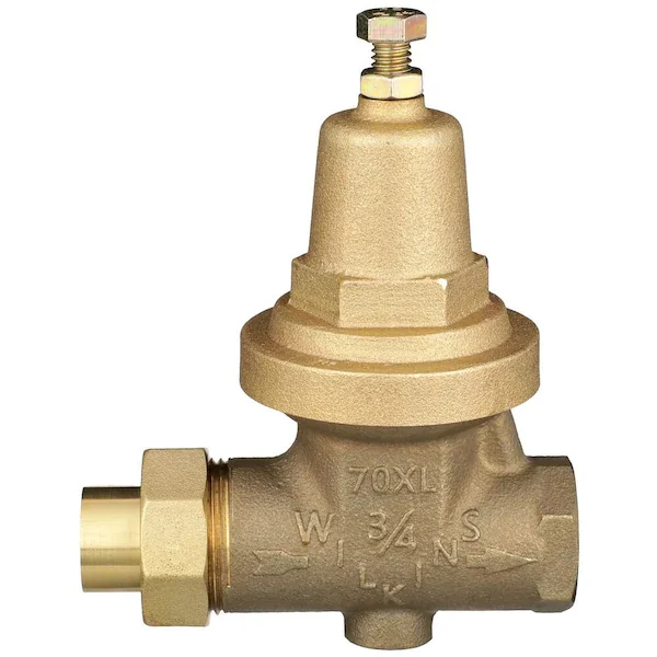 ZURN 34-70XLC Pressure Reducing Valve With Cop/ Sweat Union Connection, 3/4 Inch Size | CV8NAM