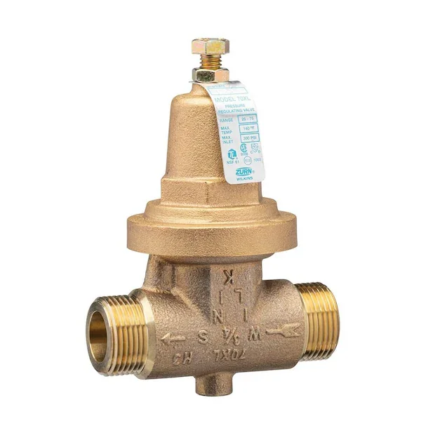 ZURN 34-70XLDM Pressure Reducing Valve a Double Male Meter Tail Piece Connection, 3/4 Inch Size | CV8NAP