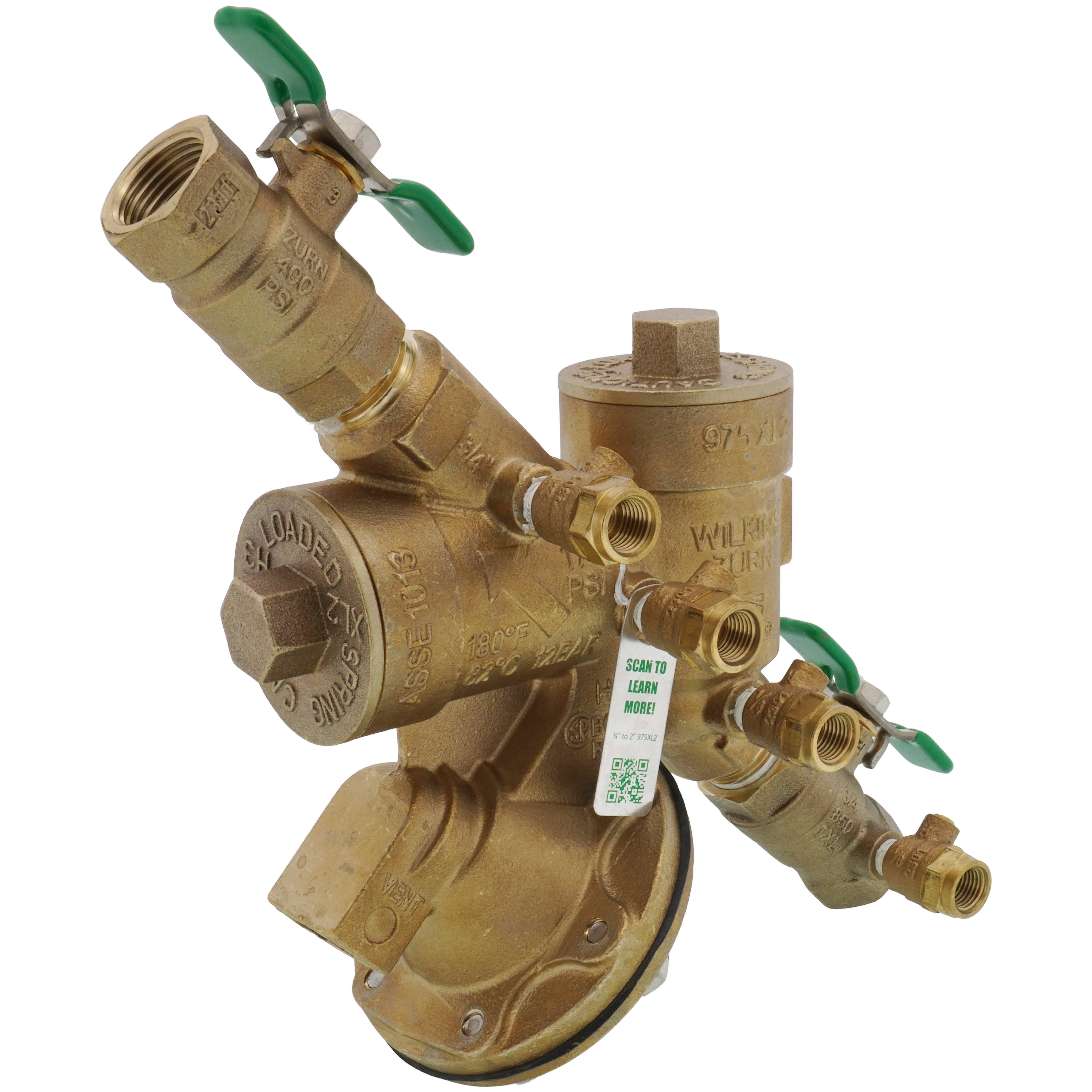 WILKINS 34-975XL2 Reduced Pressure Zone Backflow Preventer | AD6KQT 45K852