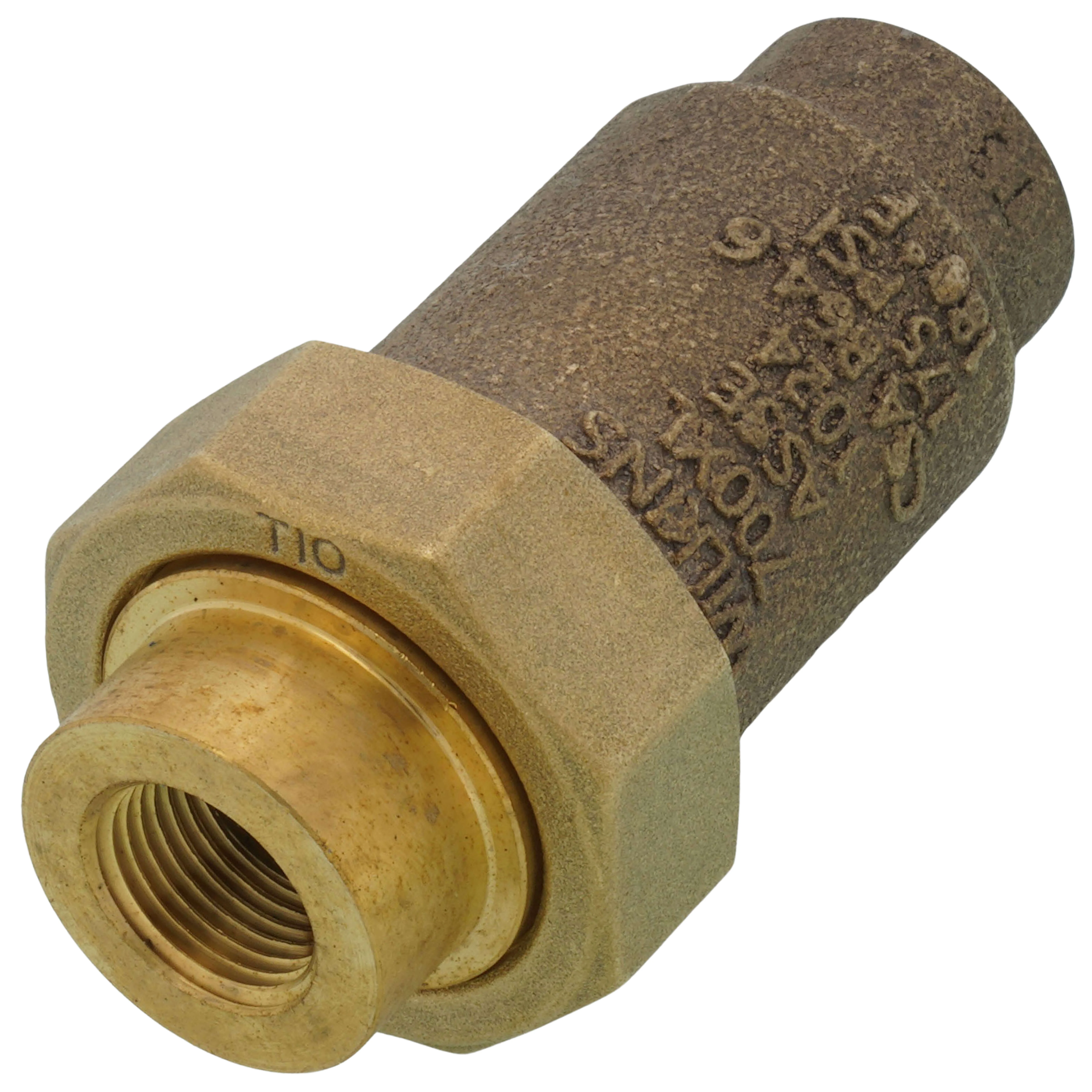 ZURN 38UFX38F-700XL Dual Check Valve With 3/8 Inch Female Union Inlet x 3/8 Inch Female Outlet | CV8NDE