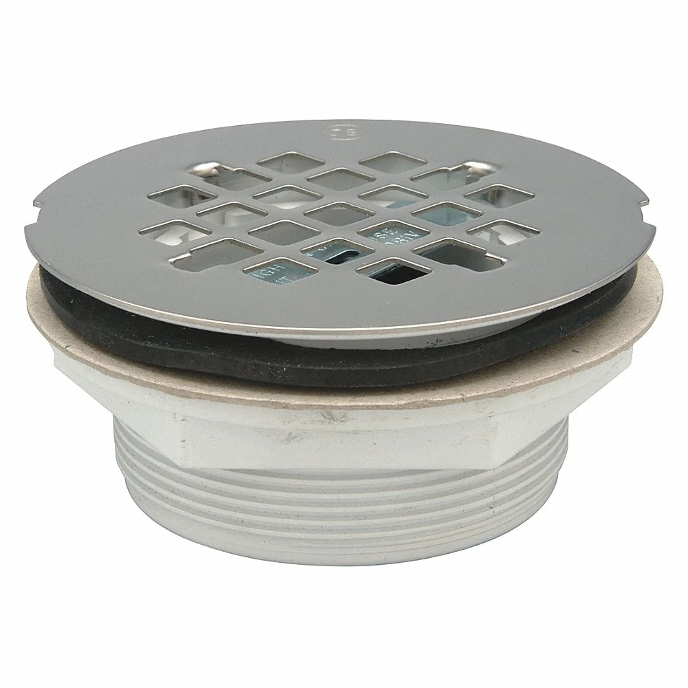 ZURN FD2275-PV2 Shower Stall Drain With Round Stainless-Steel Strainer | CV8NHC