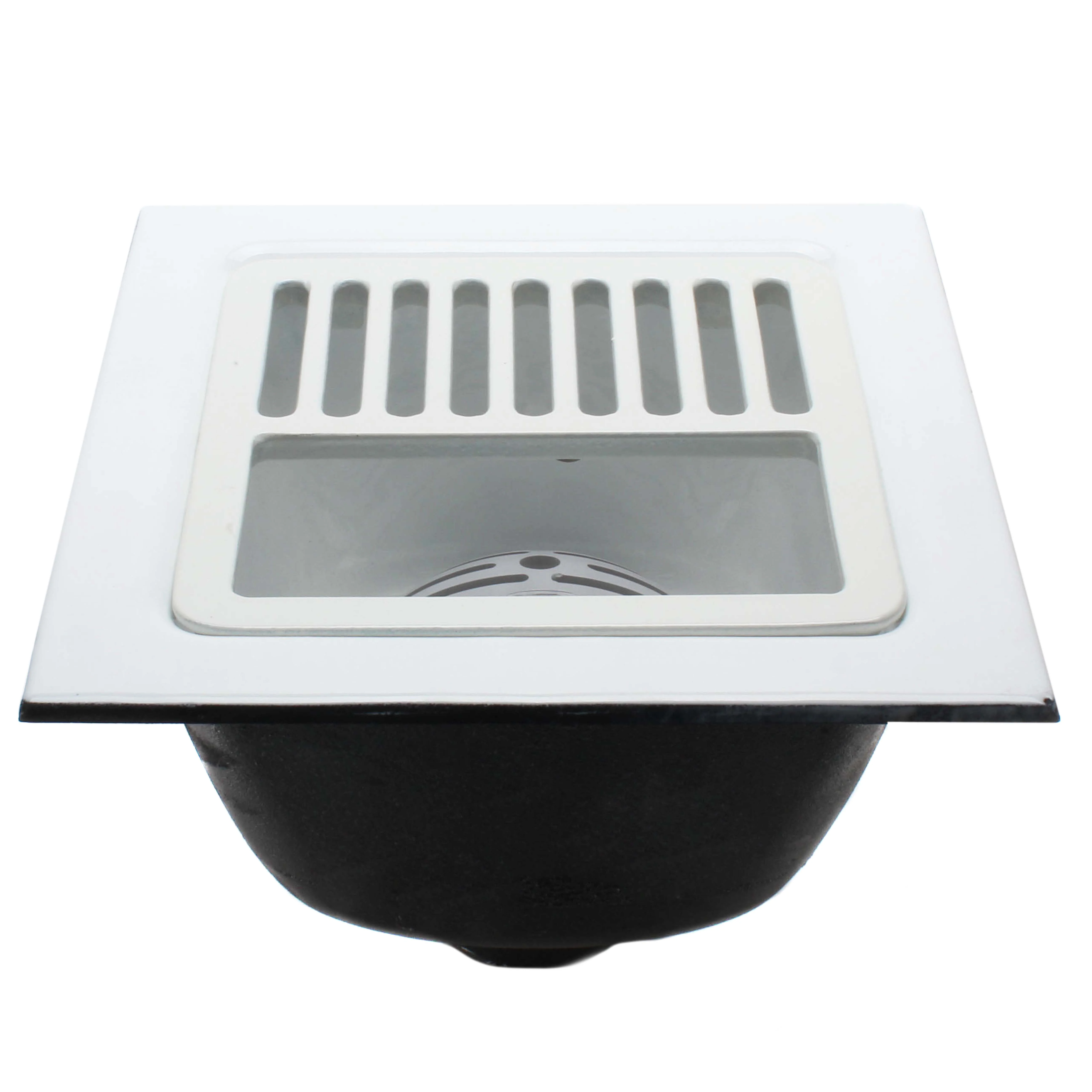 ZURN FD2375-NH3-H Floor Sink Body And Dome Strainer, 6 Inch Sump Depth, 3 Inch No-Hub | CV8NHH