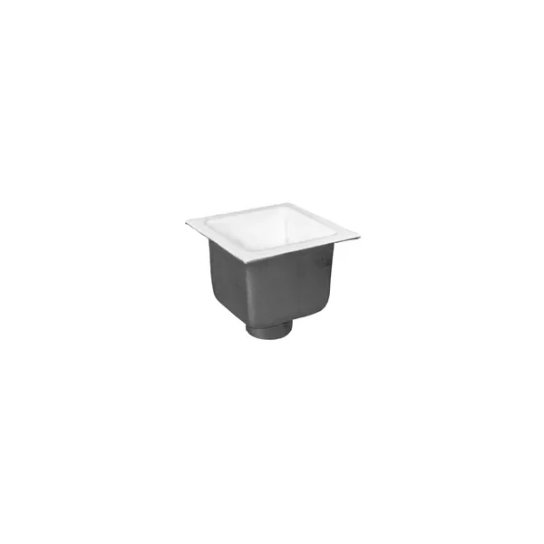 ZURN FD2376-PO3-H Floor Sink Body And Dome Strainer, 8 Inch Sump Depth, 4 Inch Push-On | CV8NHP