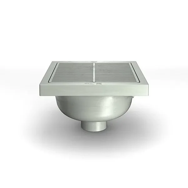 ZURN FS12-6-PV4 Outlet 4 Inch, 6 Inch Sump Floor Sink With Dome Strainer | CV8NJH
