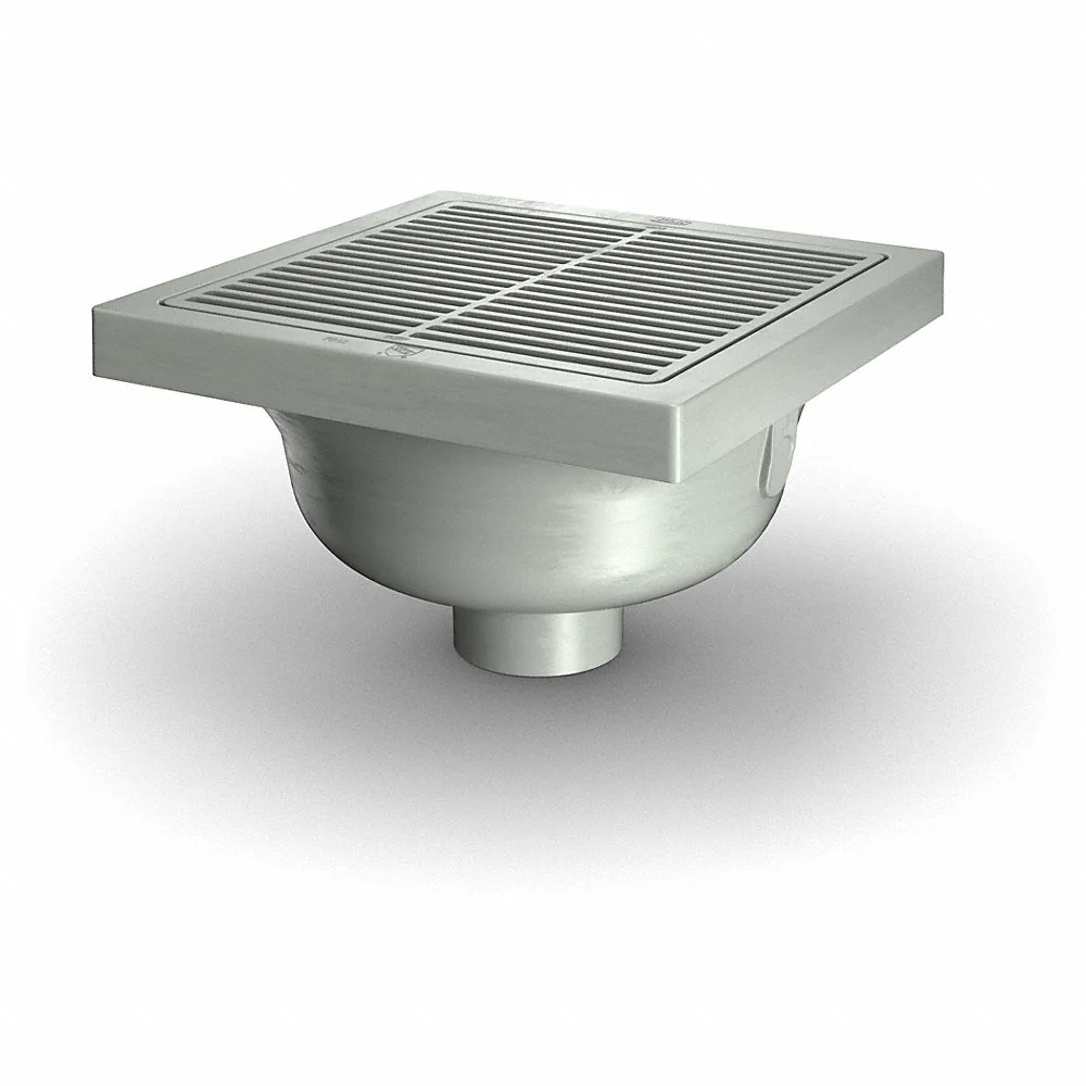 ZURN FS12-NF Square Nickel Bronze Frame, Full Grate, and Hardware | CV8NJK