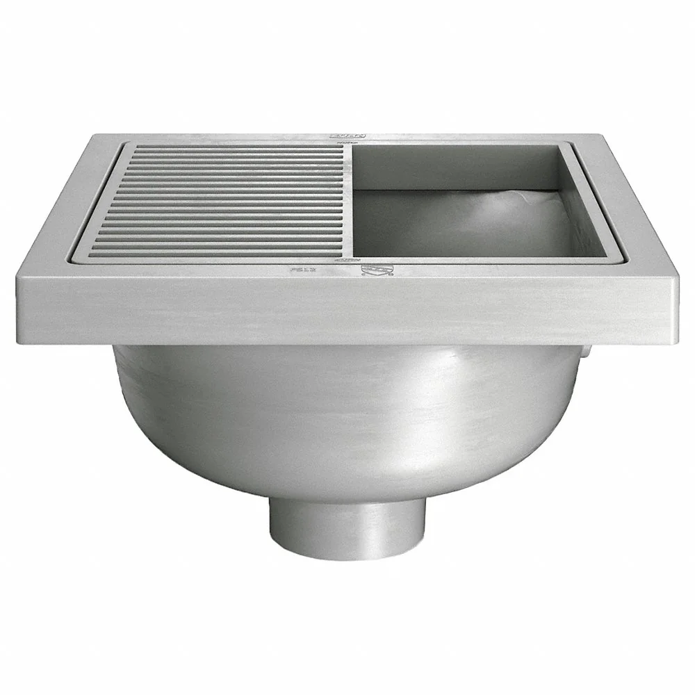 ZURN FS12-NH Square Nickel Bronze Frame, Half Grate, and Hardware | CV8NJL