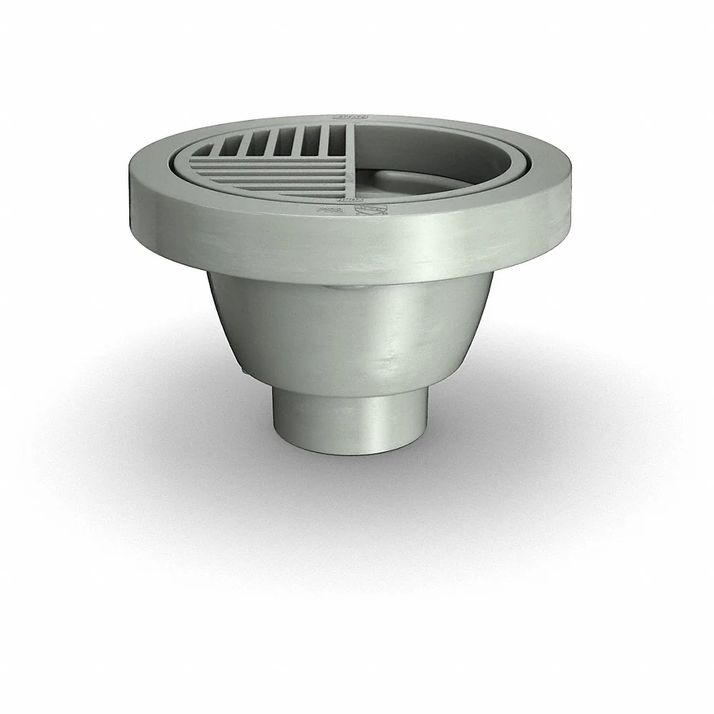 ZURN FS8-NH Round Nickel Bronze Frame, Half Grate, and Hardware | CV8NJX