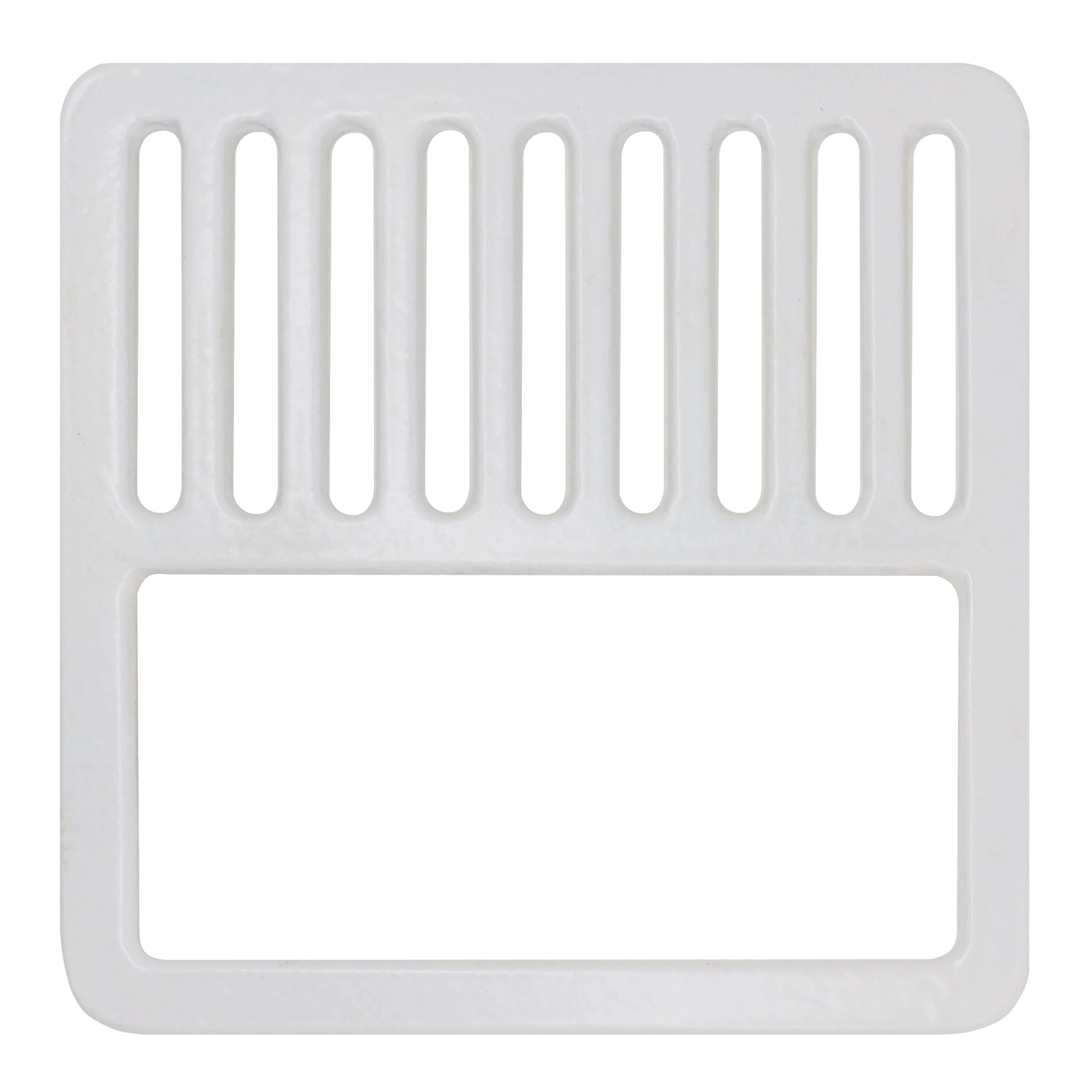 ZURN JP2375-H Half Floor Sink Grate, Enameled Cast Iron | CV8NLG