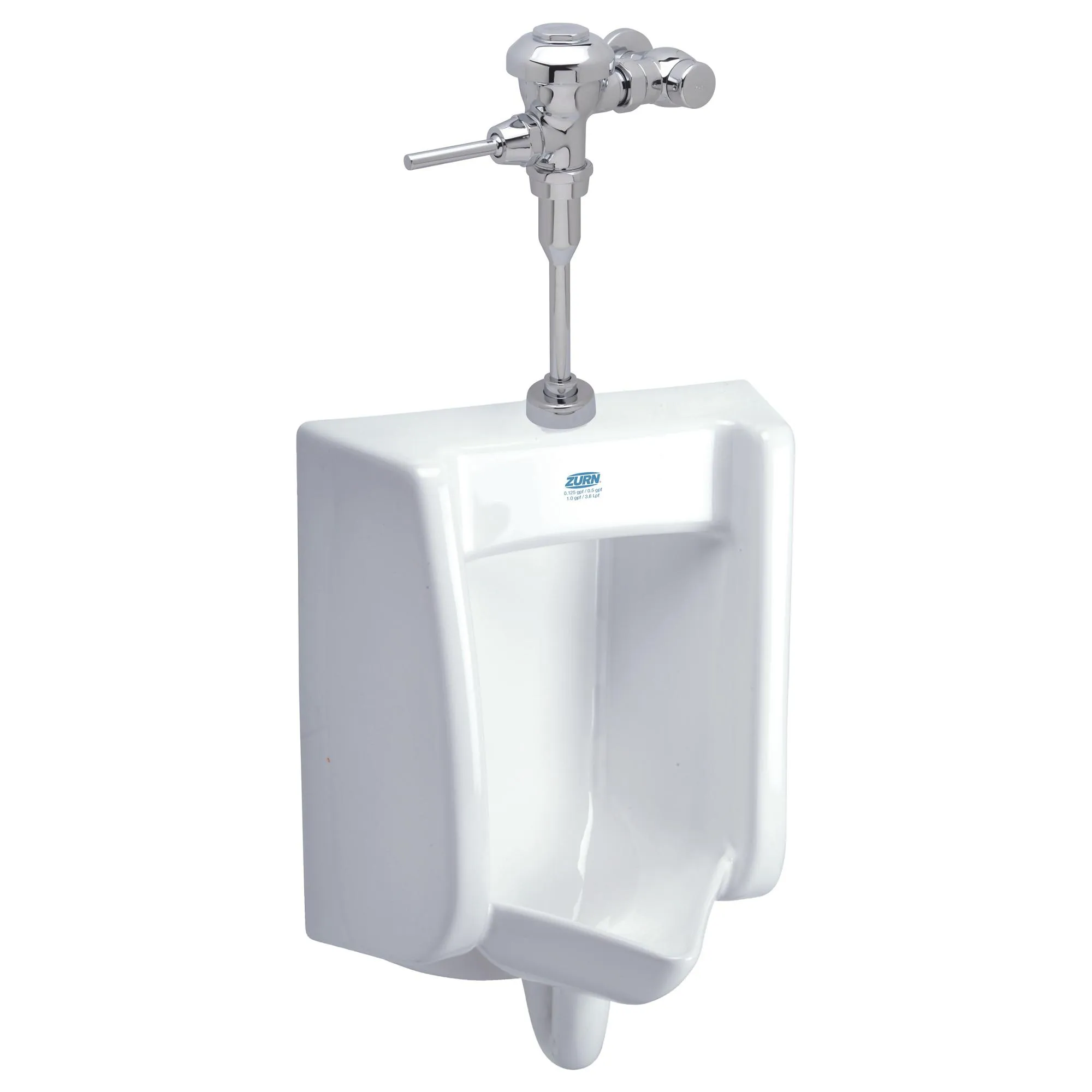 Manual Urinal System, 0.5 GPF Flush Valve