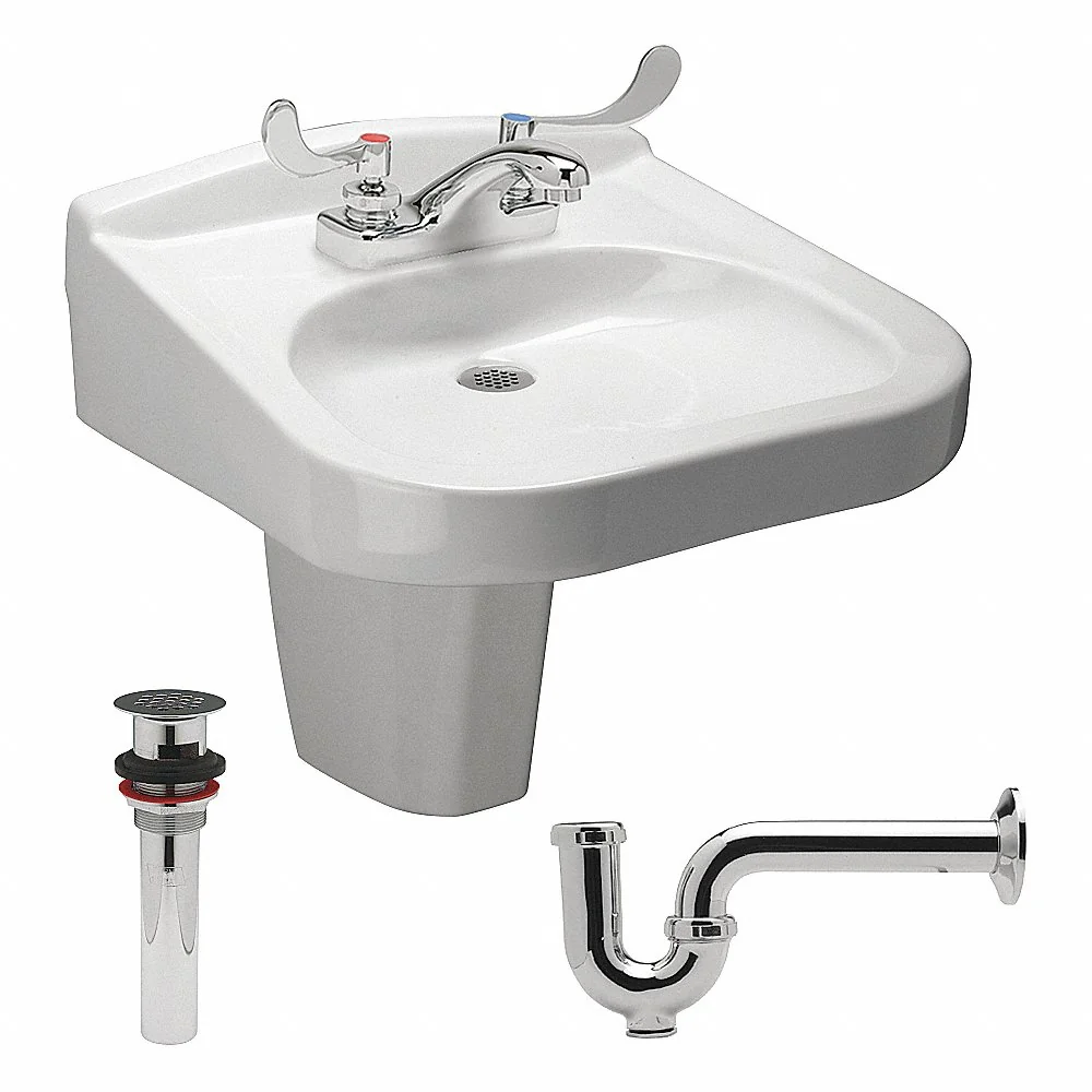 ZURN Z5324.521.1.07.00.A Lavatory Sink With Faucet 20 inch length | AH8KJY 38VC56