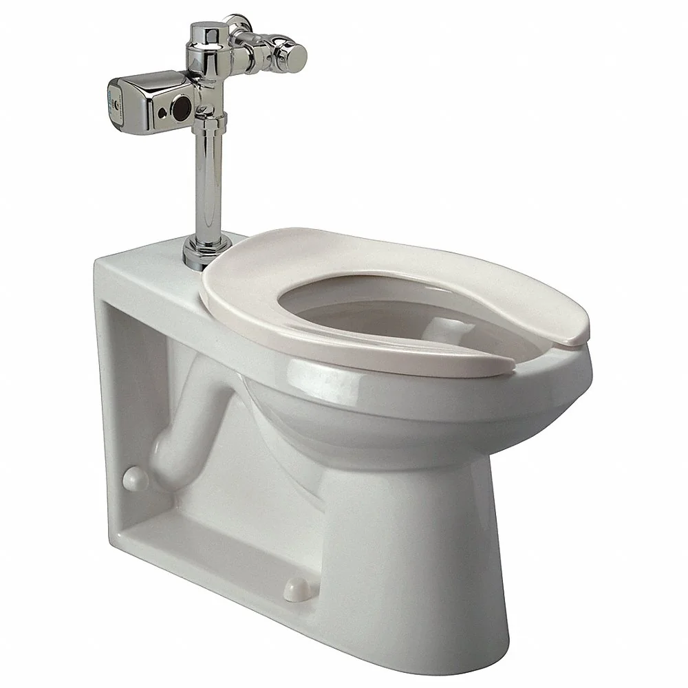 ZURN Z5645.186.00.00.00 Single Flush, Sensor, Two Piece, Flush Valve Toilet, Elongated | CE9GEP 45A146