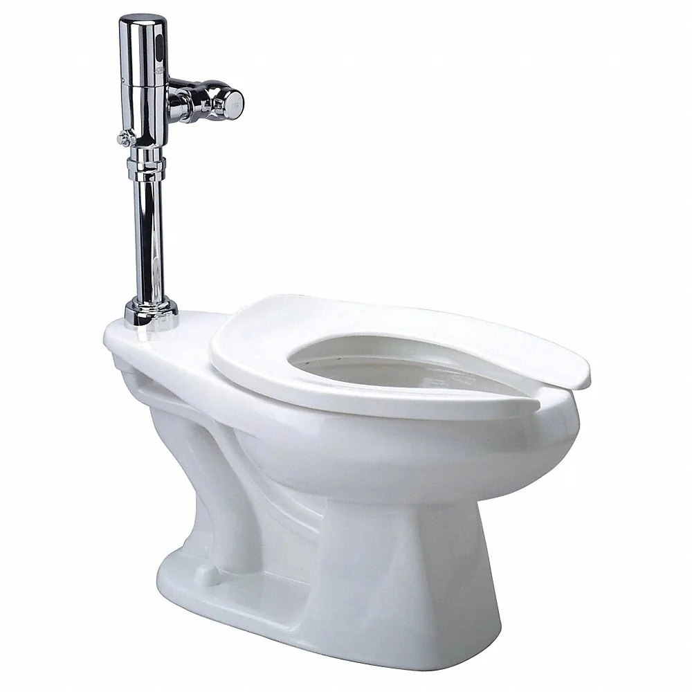 ZURN Z5655.213.00.00.00 Single Flush, Sensor, Two Piece, Flush Valve Toilet, Elongated | CE9GET 46CD80