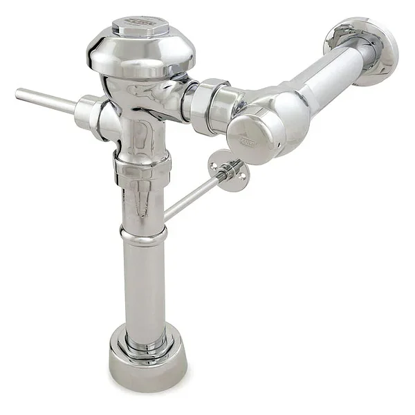ZURN Z6000PL-HET-YK Exposed Manual Flush Valve With 1.28 GPF, Solid Ring Pipe Support, Sweat Solder Kit | CV8NUC