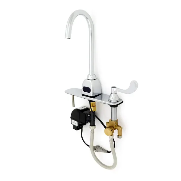 ZURN Z6920-XL-ADM.0031 Single Hole Gooseneck Sensor Faucet-1.5 GPM, Above Deck Mixer, Wrist Blade Handle | CV8NWM
