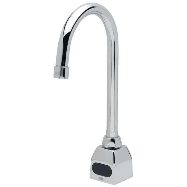 ZURN Z6920-XL-SSH Gooseneck Sensor Faucet With 0.5 GPM Aerator and Single Stainless Supply Hose in Chrome | CV8NXA