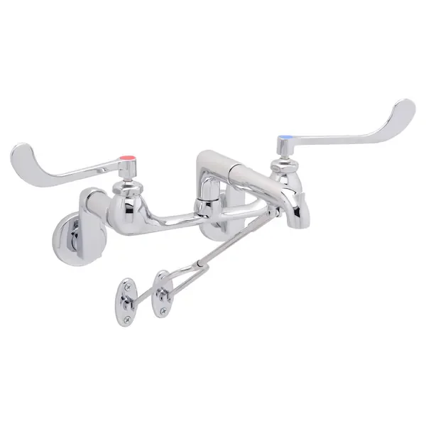 ZURN Z842D6-2XT-LSI Service Sink Faucet-Vacuum-Breaker, 3 Inch Swivel Inlets, Threaded Outlet | CV8PBK