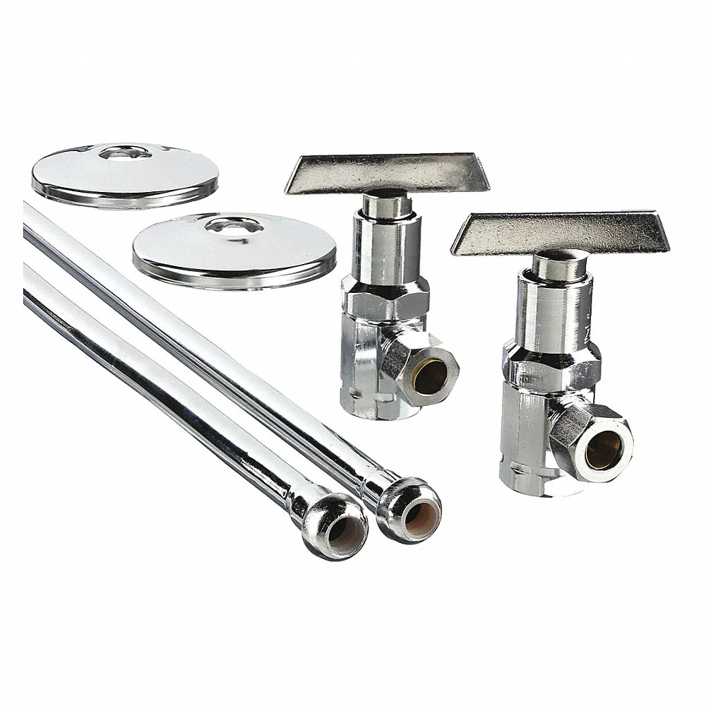 ZURN Z8800-XL-LR-LK-PC Lavatory Supply Stop 3/8 Inch x 3/8 In Ips | AF9QCT 30PT13