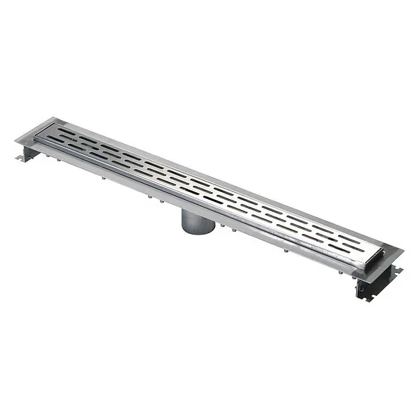 ZURN ZS880-36-EO Stainless Streel Trench Drain System With No-Hub Bottom End Outlet | CV8PGC