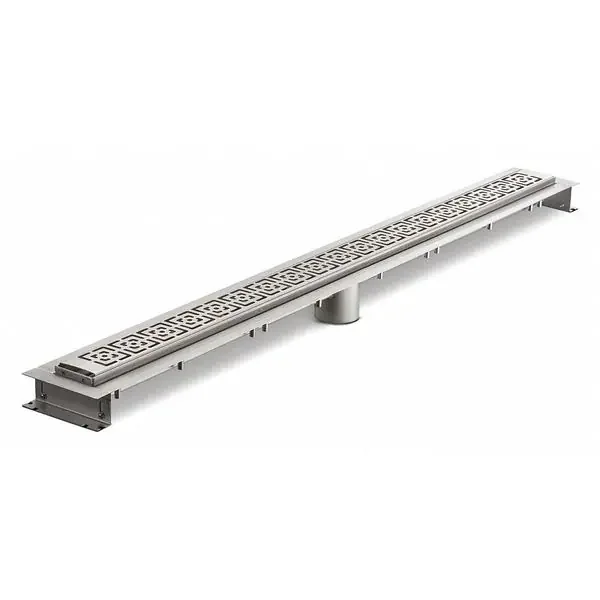 ZURN ZS880-40-DB Stainless Streel Trench Drain System With Decorative Block Grate | CV8PGF