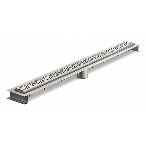 ZURN ZS880-48-SG Stainless Streel Trench Drain System With Serenity Grate | CV8PGJ